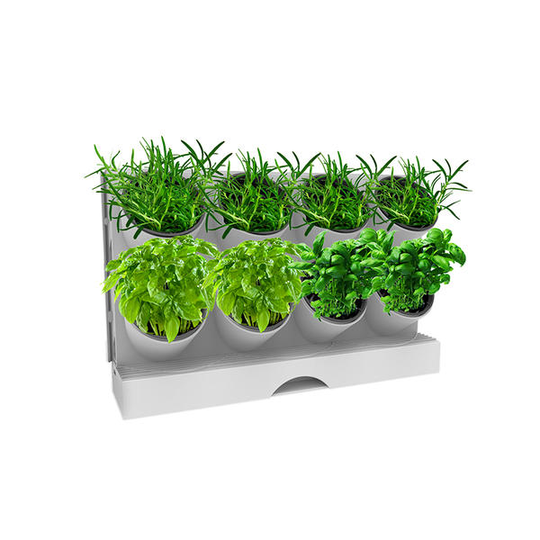 Pixel-Garden Desktop Kit 42*28.5*10cm ,3'inner pot*8, Funnel*1,Tidy bag*8 3500W