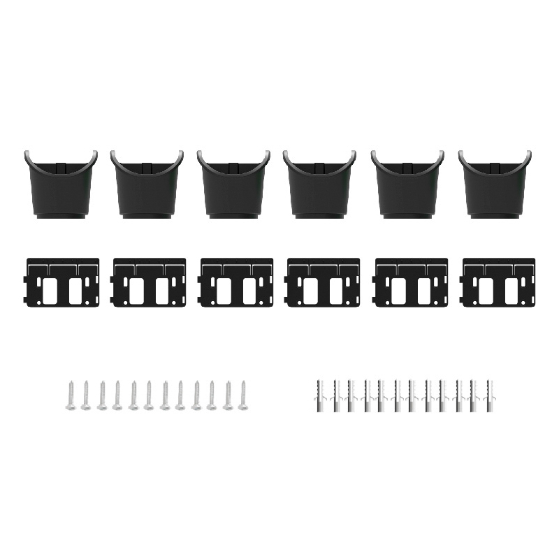 6 Pot Promotion Kit, included:6 x No 1 pots plus 6 x Small wall bracket with 12 screws and plugs 3211C 